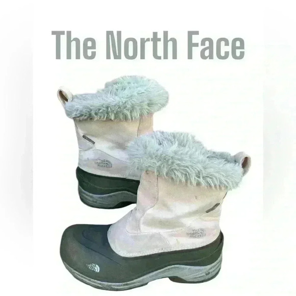 The north face winter pink suede Shirling lined boot size 7 - Picture 1 of 8